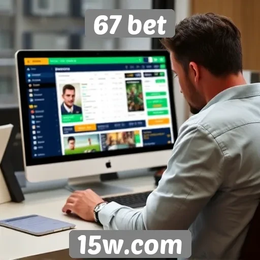 Facilidade de navegação no site 67 bet
