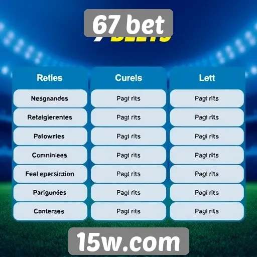 Métodos de pagamento disponíveis na 67 bet