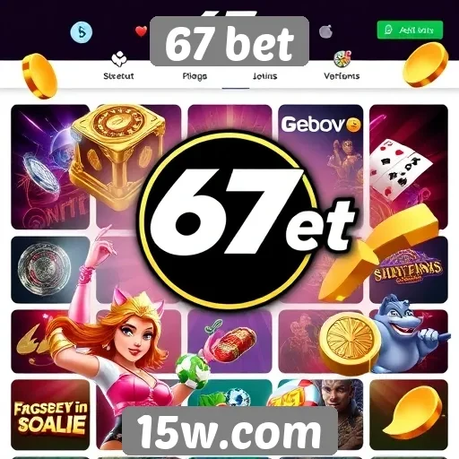 Variedade de jogos oferecidos pela 67 bet